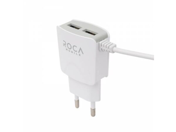 Cargador Inteligente ROCA 3.1A 2 USB + CABLE TIPO-C - Imagen 4