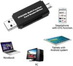 OTG inteligente multifunción, Escritor Lector de tarjetas SD Micro-SD USB 2.0 de alta velocidad Adaptador USB para computadora con teléfono Android - Imagen 3