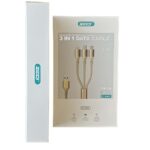 CABLE DE CARGA 3 EN 1: LIGHTNING, TIPO-C, MICRO USB (1.2M) - Imagen 2