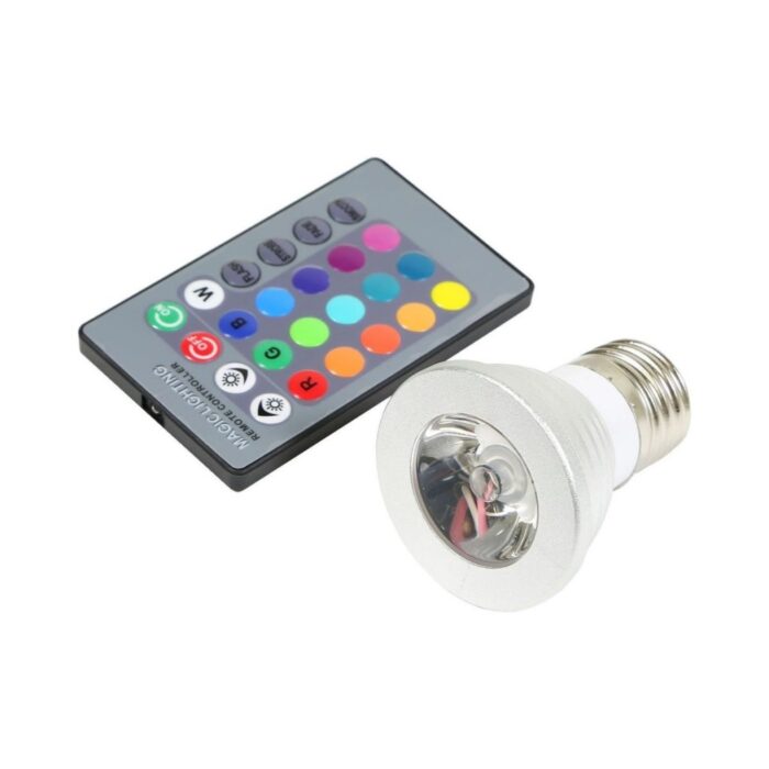 Lampara de colores LED con control remoto - Imagen 3