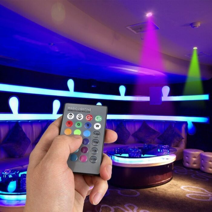 Lampara de colores LED con control remoto - Imagen 2
