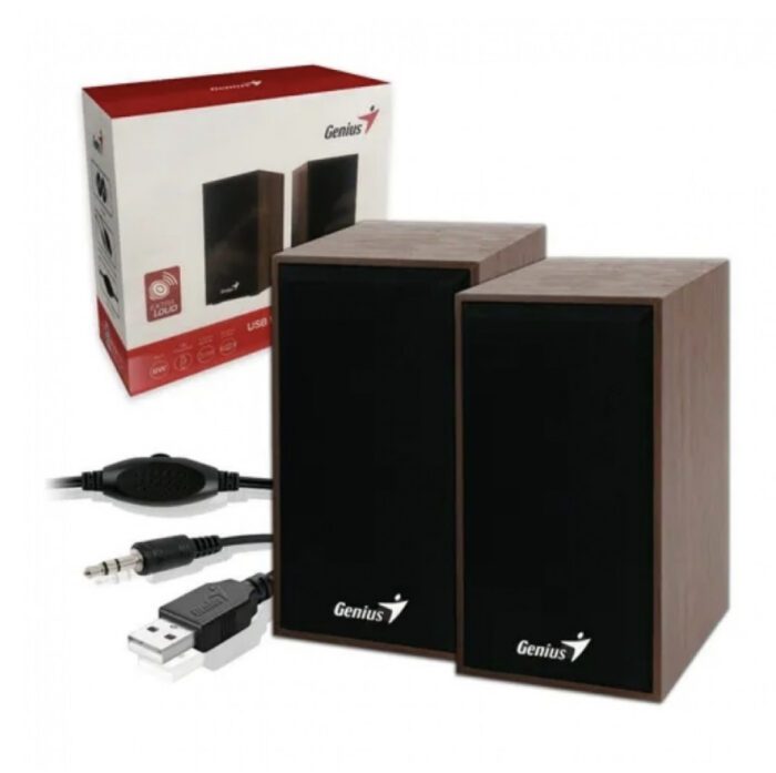 Parlantes 2.0 USB Genius SP-HF180 6W RMS - Negro - Imagen 1