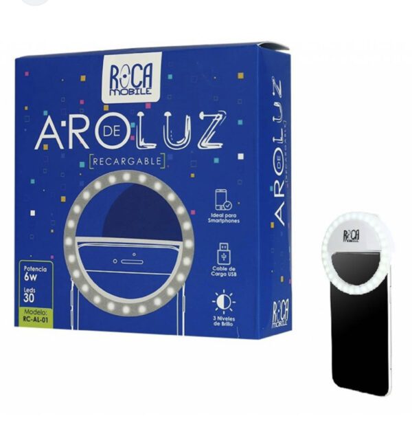 Aro de luz LEDS Recargable - Imagen 3