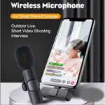 Micrófono para celular INALÁMBRICO Lavalier (Solapero) K8 Tipo C - Imagen 4
