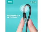 ZEQI CABLE DE DATOS (USB - LIGHTNING) 1.8M MODEL: ZE-V343 - Imagen 2