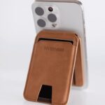 Tarjetero Magsafe de cuero