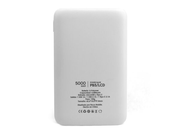 Power Bank ROCA PB5/LCD 5.000mAh - Imagen 2