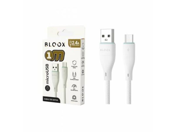 Cable de Datos microUSB Bloox PVC