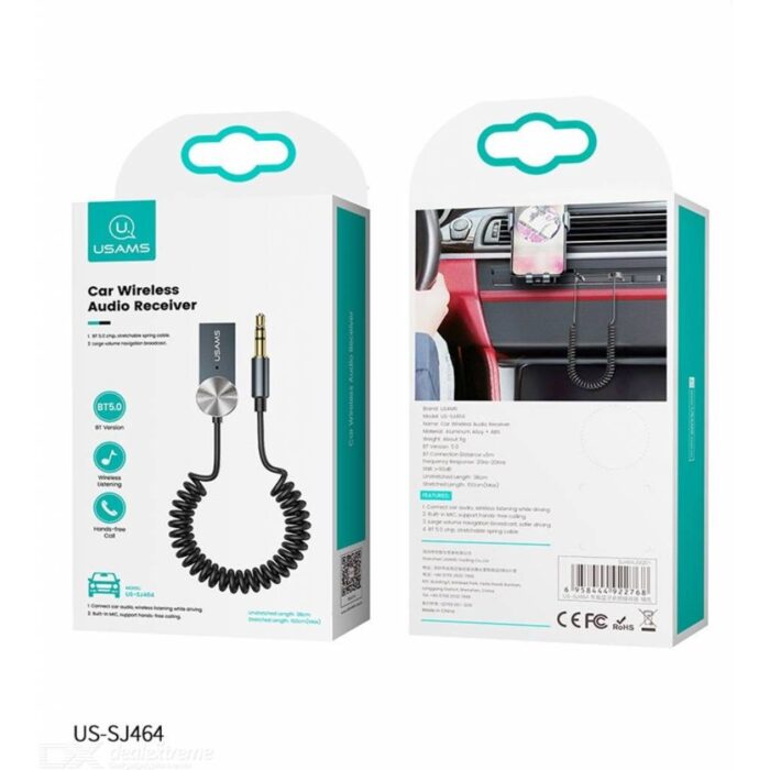 Adaptador de audio Jack 3.5mm a Bluetooth / Ideal Autos - Imagen 2