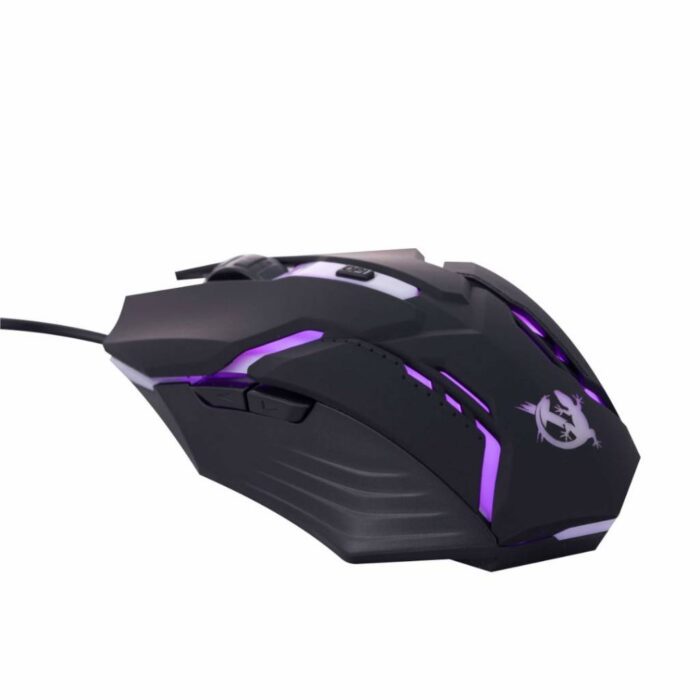 Mouse Gamer Cableado X-Lizzard - 2400 DPI con Luces RGB - Imagen 1