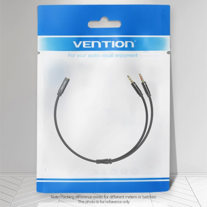 Cable Splitter de Audio y Micrófono Jack 3.5 Vention - Imagen 4