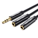 Divisor de Audio Vention 3.5mm a 2 Salidas - 0.3m
