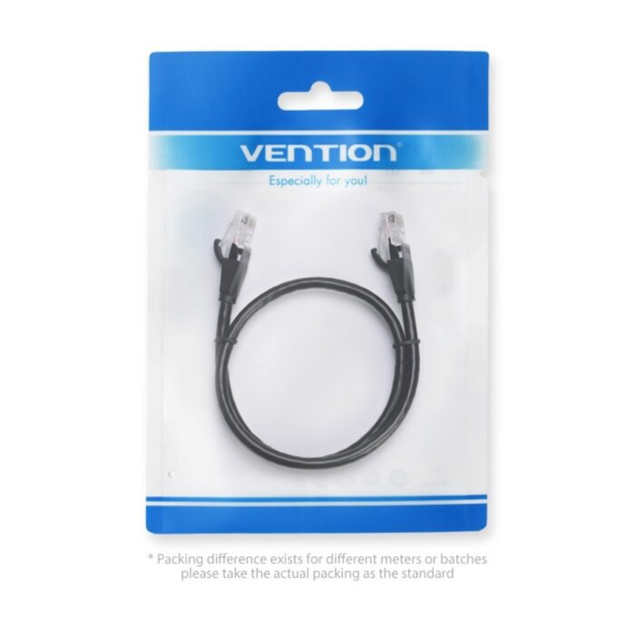 Cable de Red Cat.6 UTP / Negro / Vention - Imagen 2