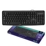 Teclado Inalámbrico USB Negro Exofiz