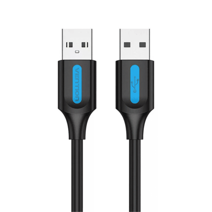 Cable USB 2.0-A Macho/Macho / 1.5M / Negro Vention - Imagen 1