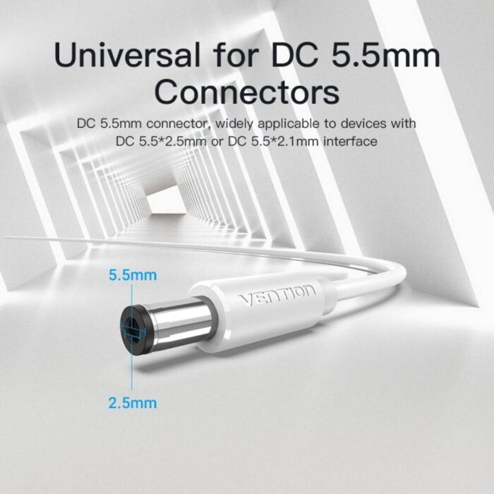 Cable de Alimentación Vention USB a DC 5.5mm - Imagen 4