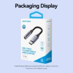 Adaptador de Audio USB-C a Jack 3.5mm Vention - Imagen 2
