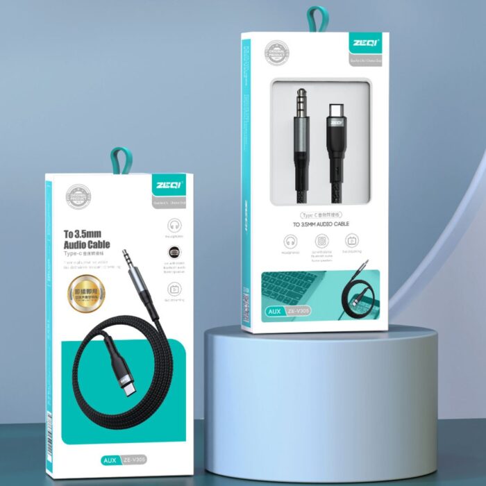 Cable de audio adaptador Tipo-C a Jack 3.5mm - Imagen 2