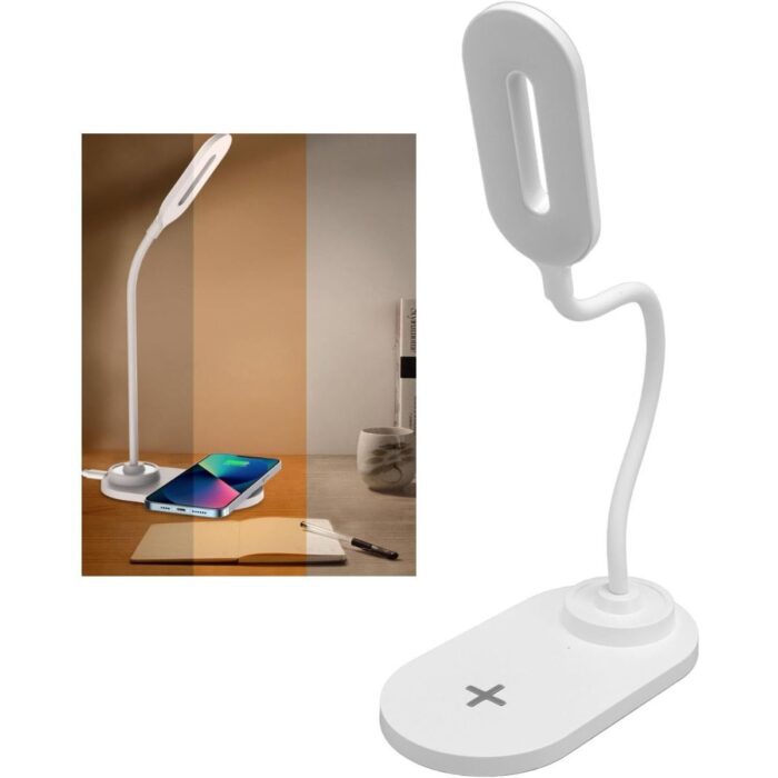 Lámpara LED con Cargador Inalámbrico de 15W HT-510 - Imagen 1