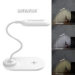 Lámpara LED con Cargador Inalámbrico de 15W HT-510 - Imagen 4