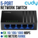 Conmutador de Red Cudy | Switch Gigabit de 5 Puertos