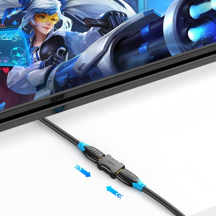 Acoplador HDMI - Extensor de Cable Hembra a Hembra - Adaptador - Imagen 2