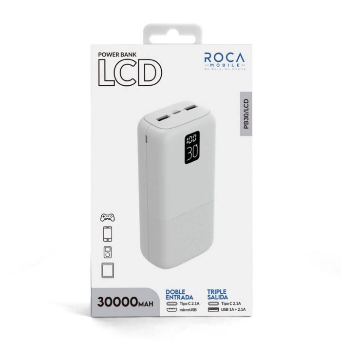 Power Bank ROCA PB30/LCD 30.000mAh - Imagen 3