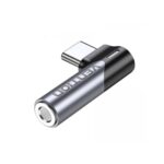 Adaptador de Audio USB-C a 3.5mm con Ángulo 90° para Gaming